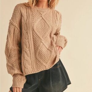 NWT Tan Sweater